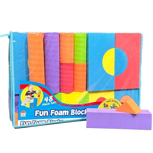 Grands Blocs de Construction en Mousse - 48 Pièces