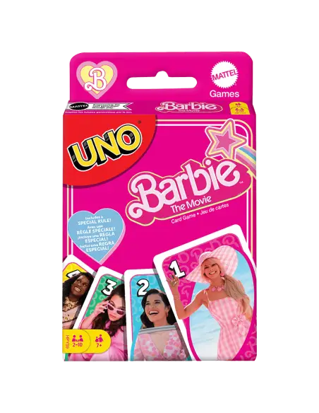 UNO Barbie The Movie - Jeu de Cartes