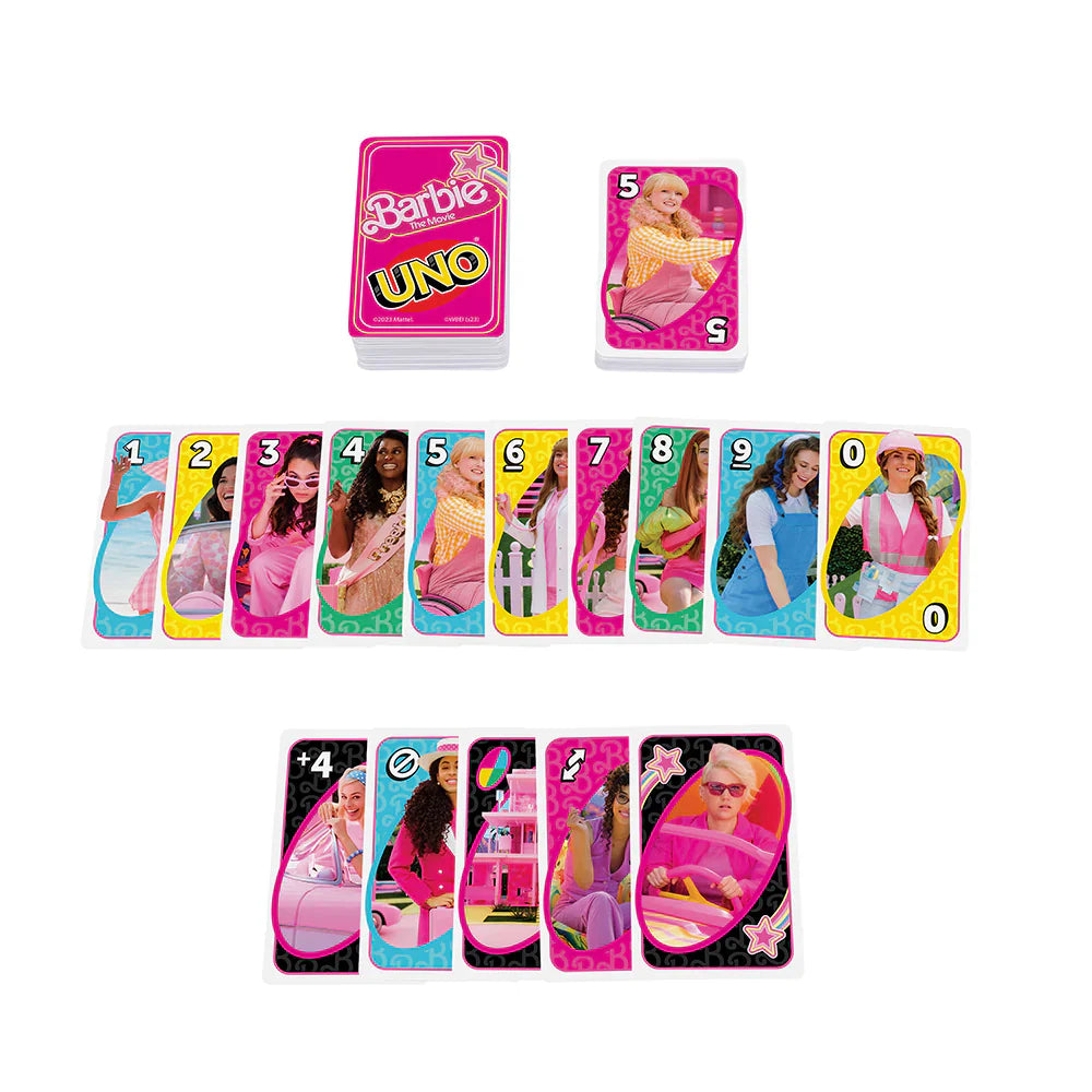 UNO Barbie The Movie - Jeu de Cartes