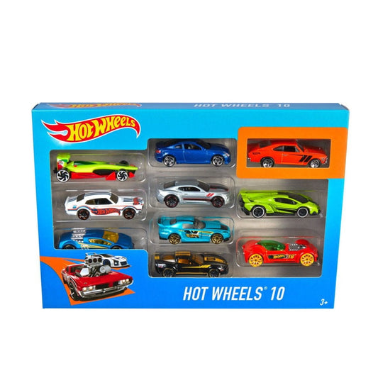 Coffret de 10 voitures Hot Wheels® - Modèles aléatoires