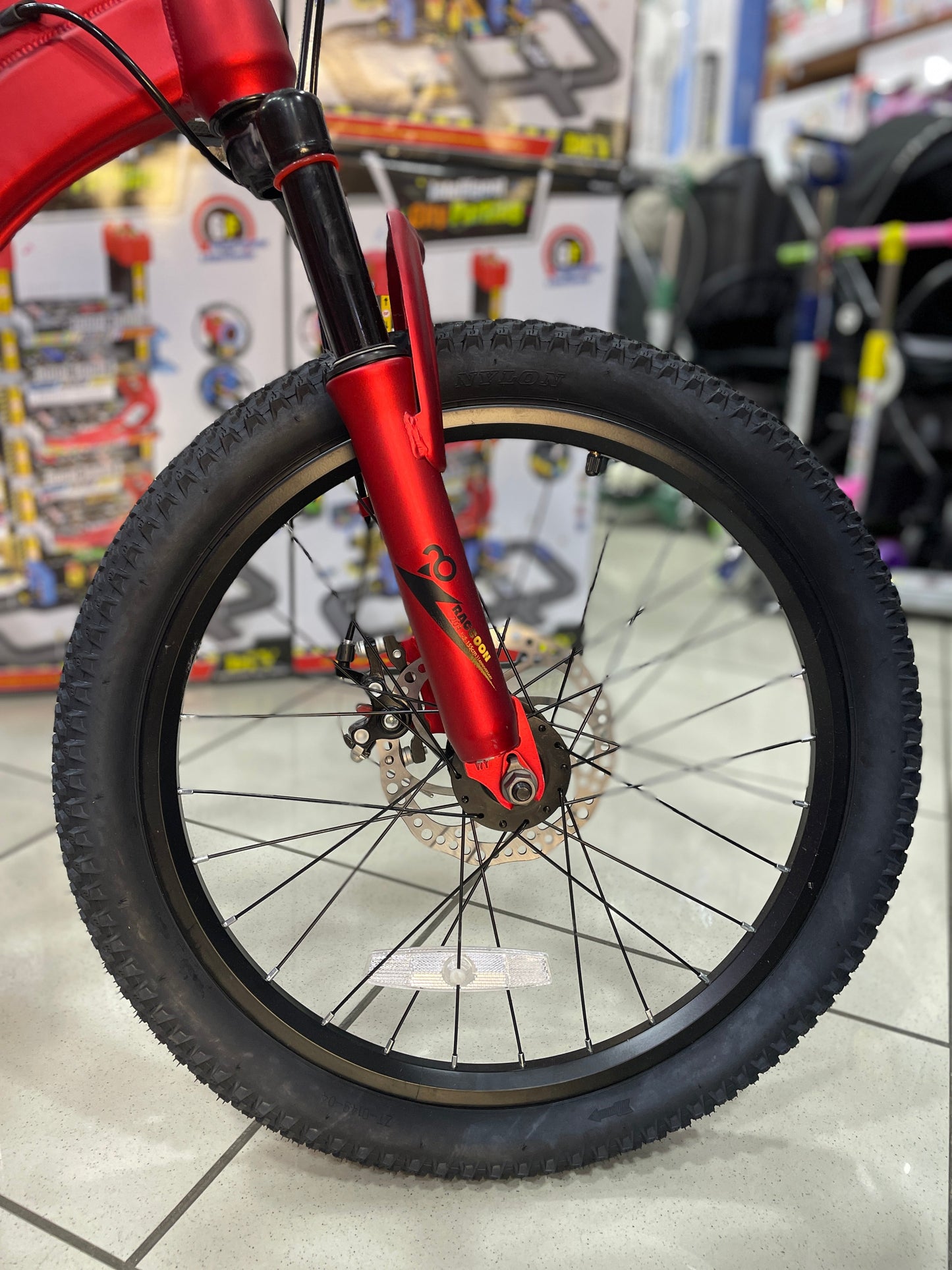 Vélo pour enfants "RACOON" 20 pouce 8 ans et plus – Rouge