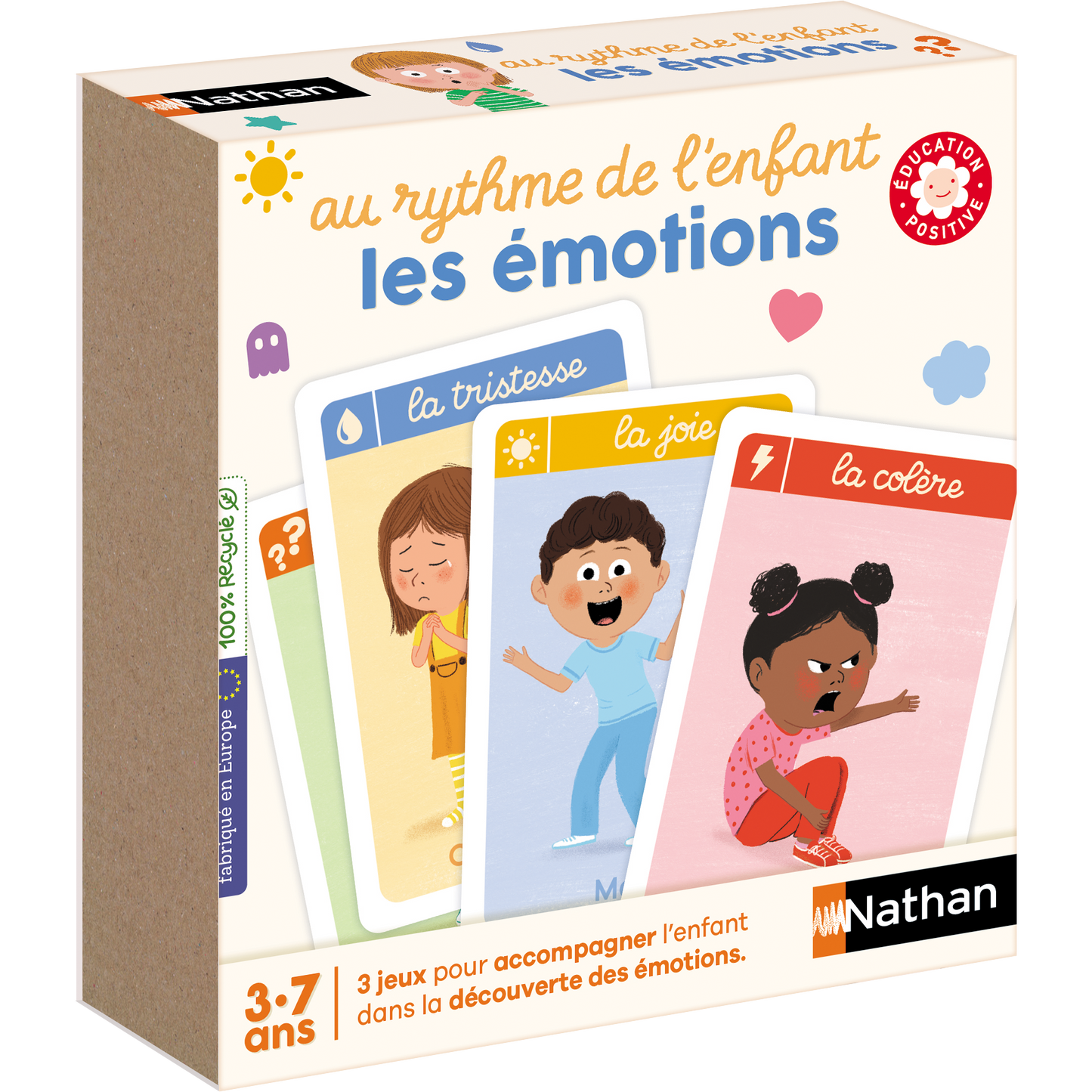 Jeu de Cartes Les Émotions - Pour Toute la Famille