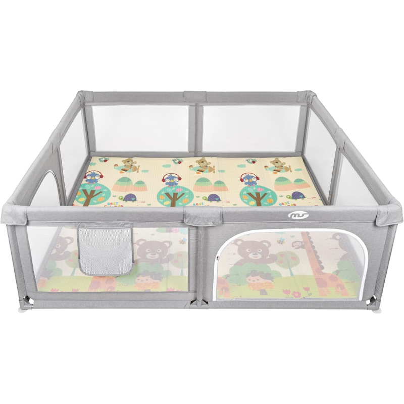 Parc de jeu XXL + pour bébé 180 x 200 cm – MS