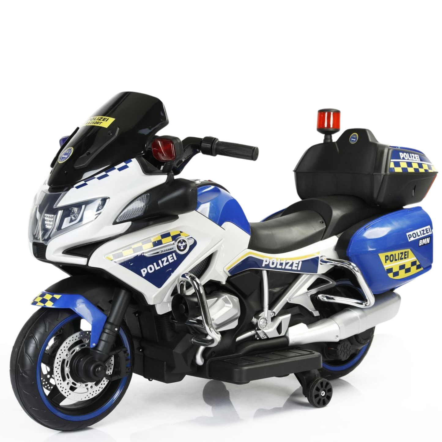 Moto de Police Électrique pour Enfants – Batterie Rechargeable