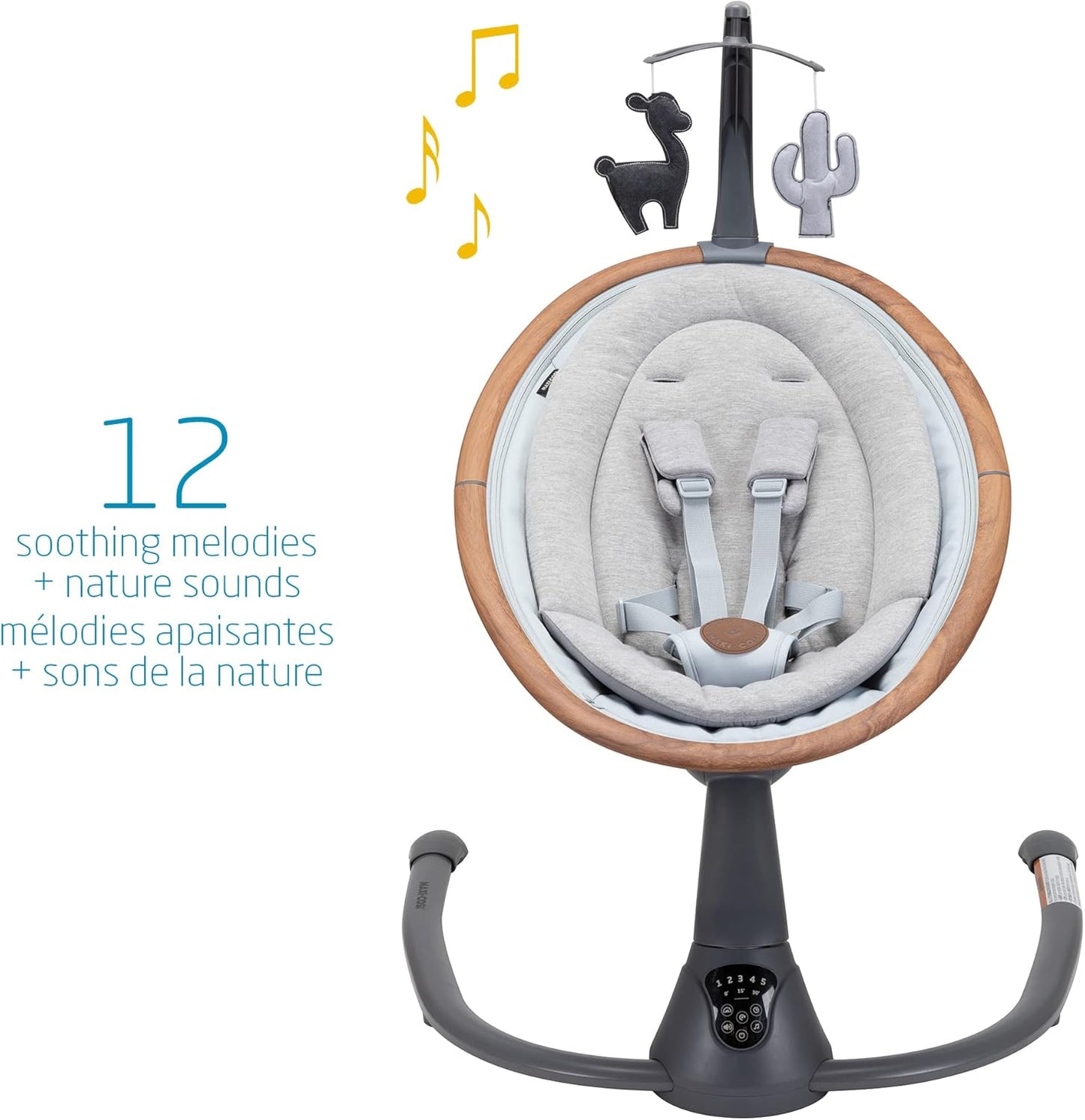 Balançoire Électrique Multifonctionnelle avec Bluetooth et Télécommande - Kidilo