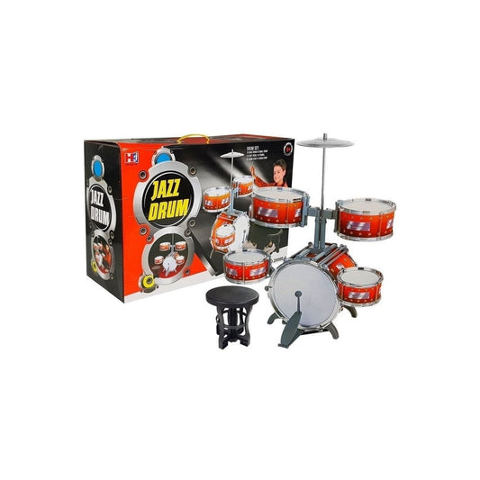 Batterie pour enfants – 5 tambours, cymbale et tabouret