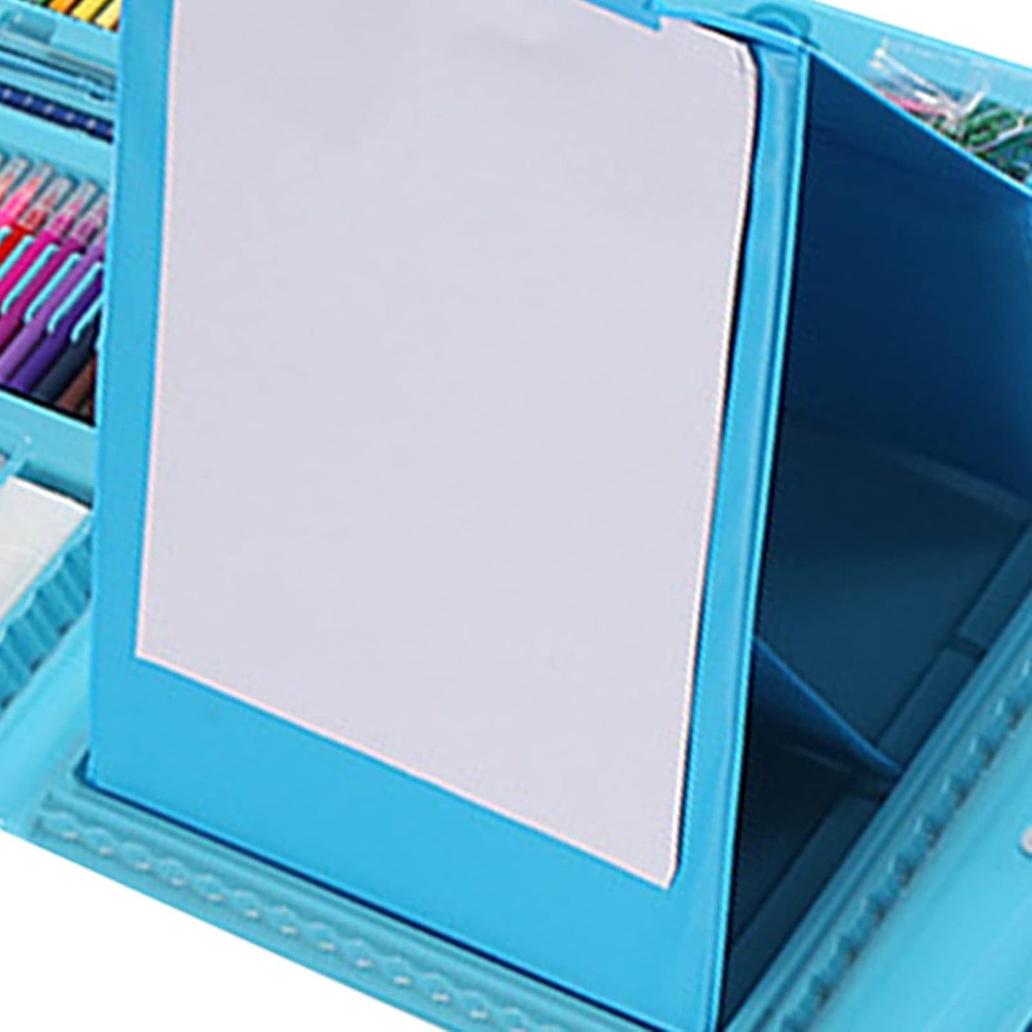 Kit d’Art de Dessin Bleu (208 Pièces)