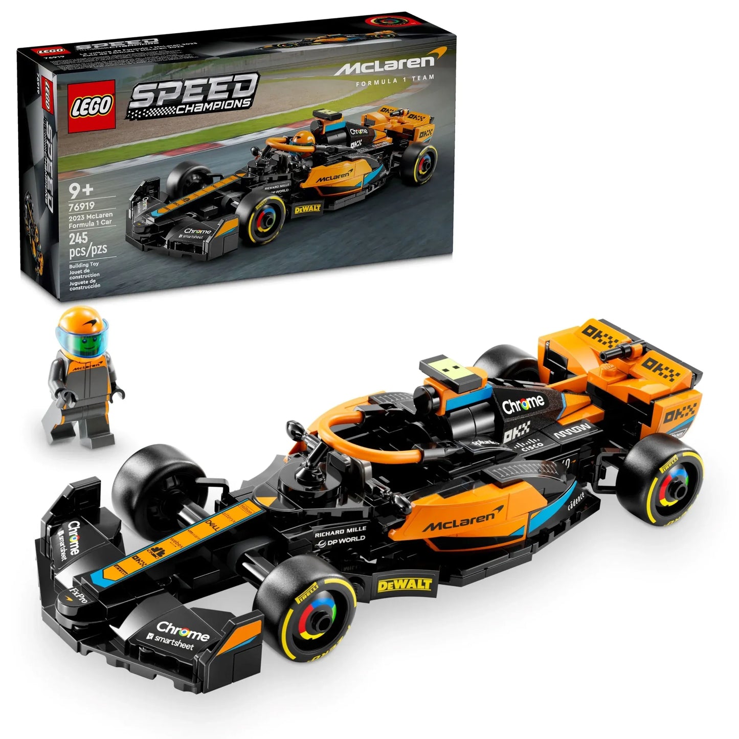 La voiture de course de Formule 1 McLaren 2023 - LEGO® Speed Champions