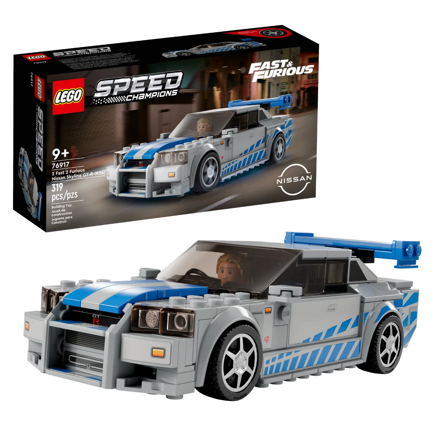 Nissan Skyline GT-R (R34) 2 Fast 2 Furious - LEGO® Speed Champions
