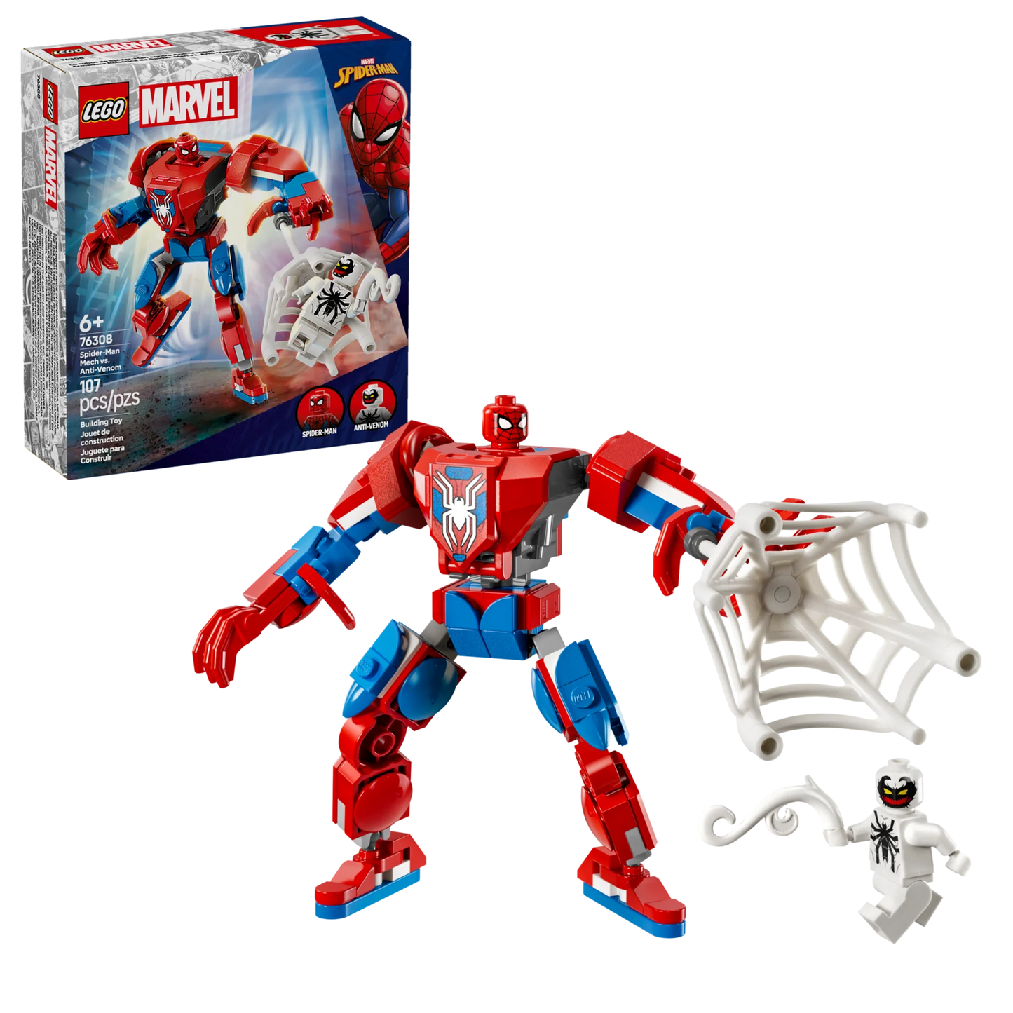 Le robot de Spider-Man contre Anti-Venom - LEGO® Marvel