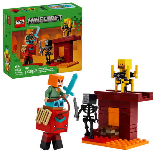 La bataille de la lave du Nether - LEGO® Minecraft®