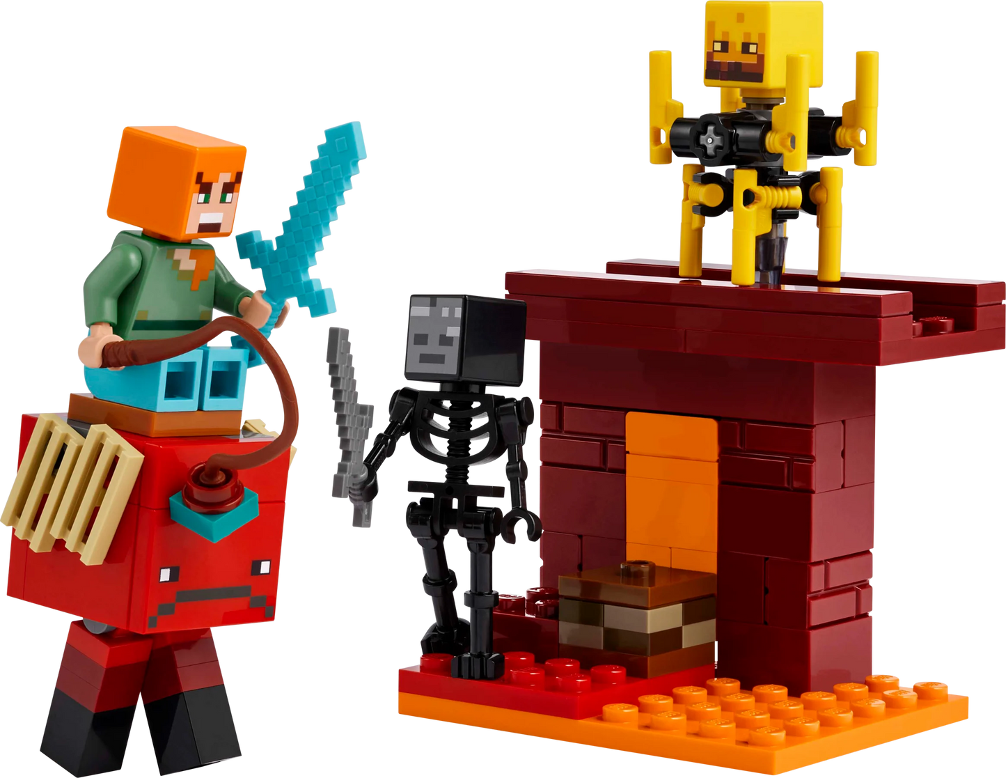 La bataille de la lave du Nether - LEGO® Minecraft®