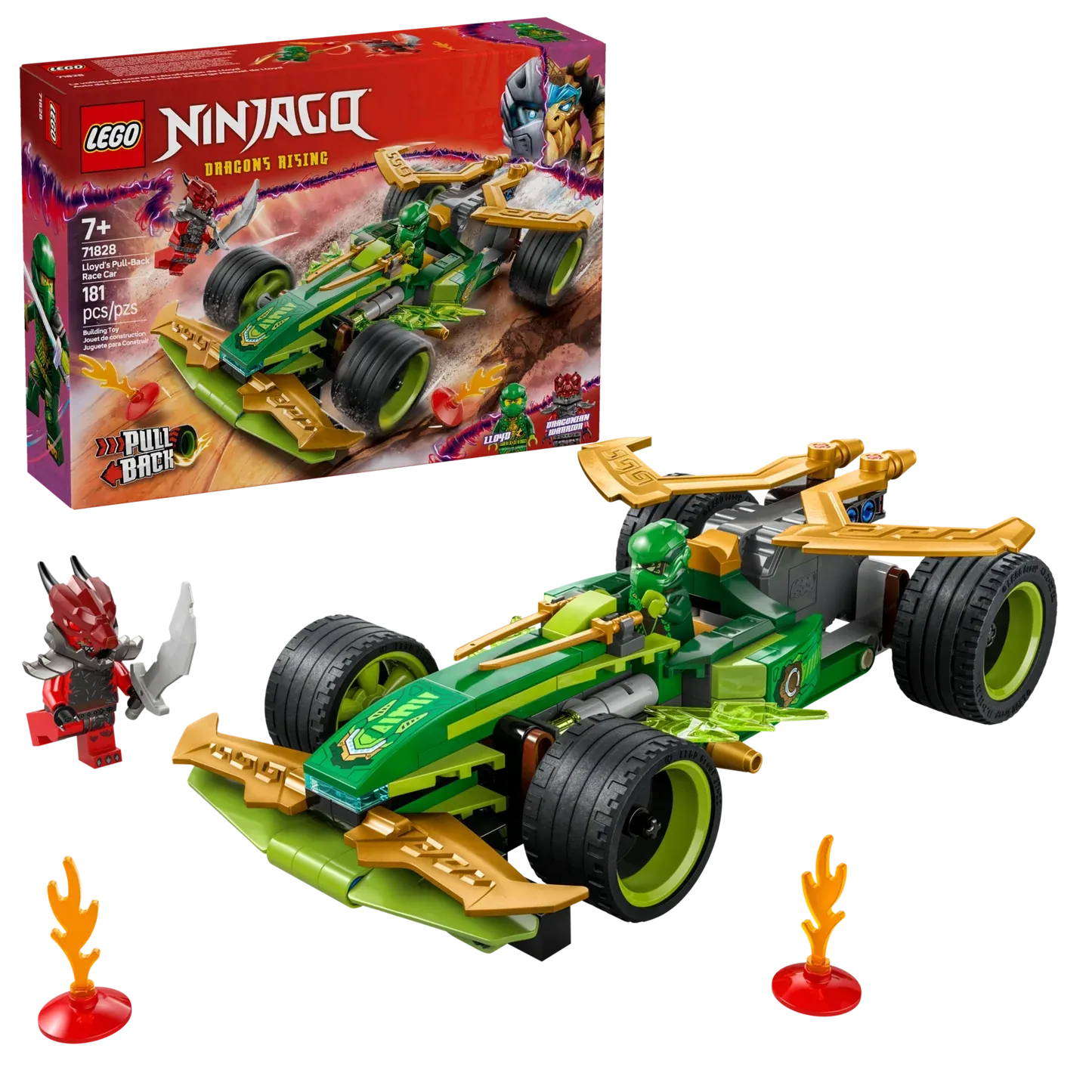 La voiture de course à rétrofriction de Lloyd - LEGO® NINJAGO®