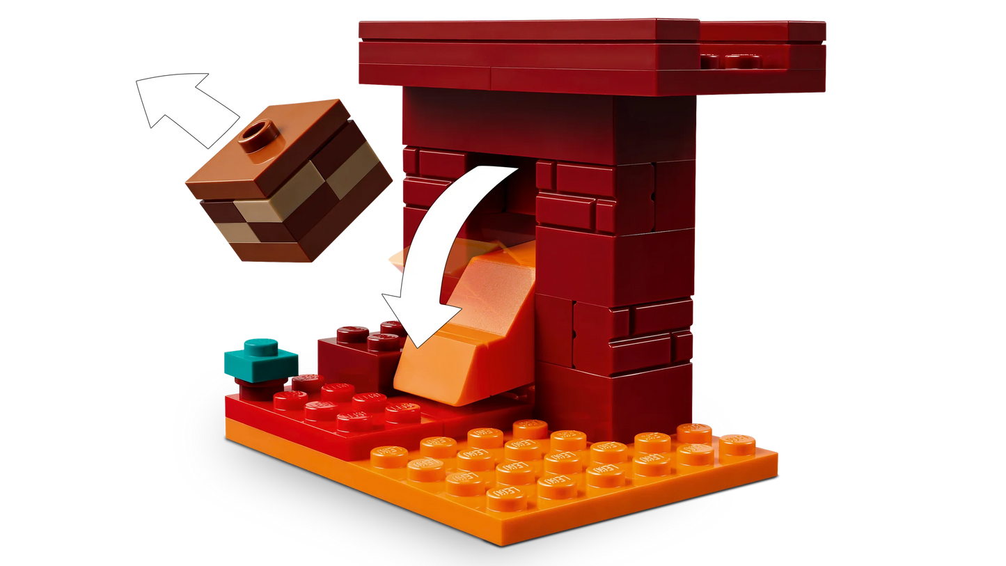 La bataille de la lave du Nether - LEGO® Minecraft®