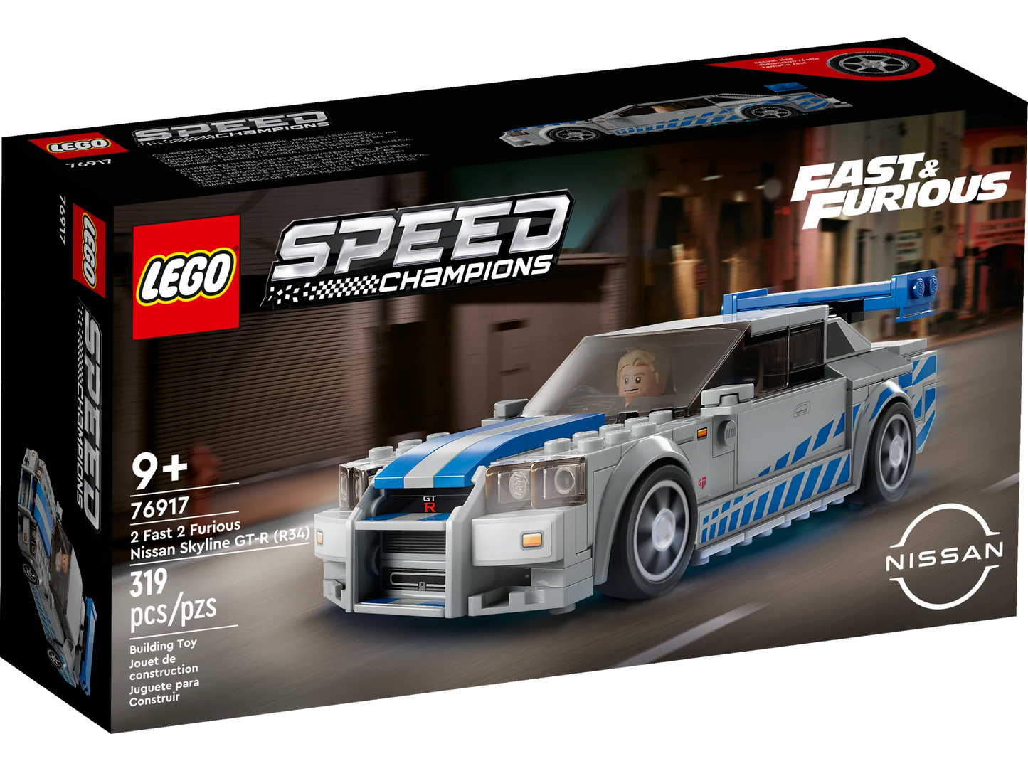 Nissan Skyline GT-R (R34) 2 Fast 2 Furious - LEGO® Speed Champions