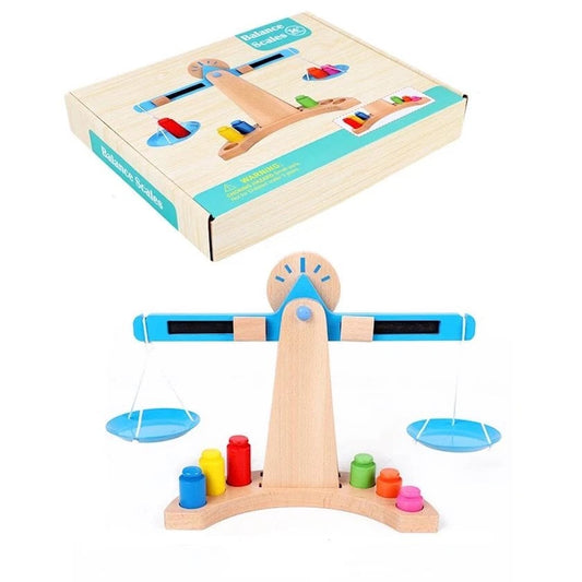 Jeu Éducatif Balance Montessori en Bois