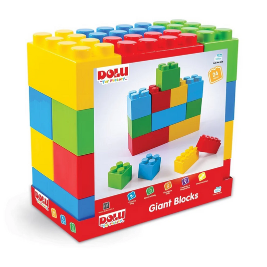 Blocs de Construction Géants 24 pièces - Dolu