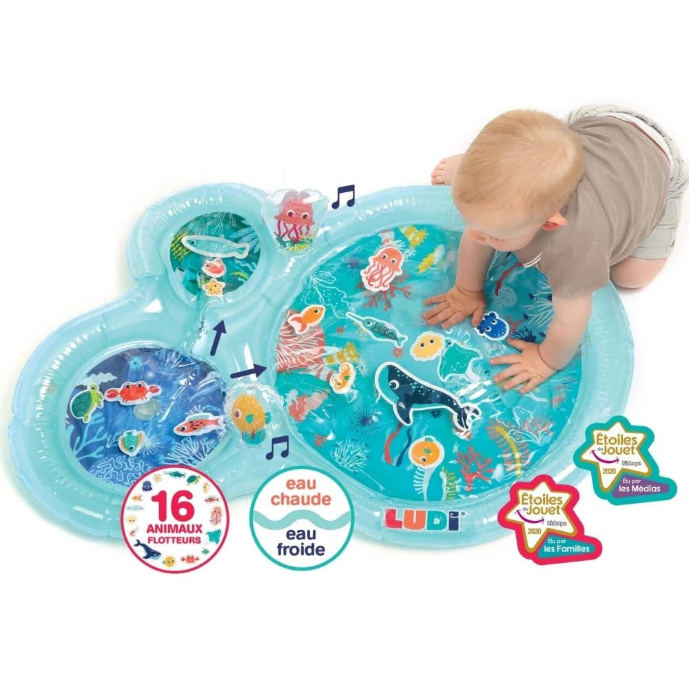 Tapis d’Eau Sensoriel Bleu - LUDI