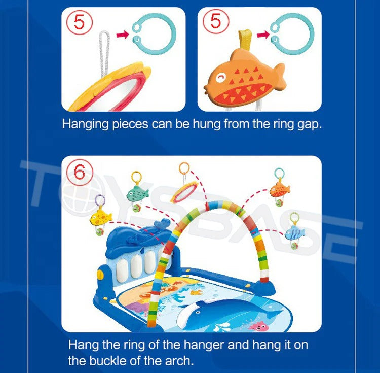 Tapis Piano Interactif "Sea" – Huanger