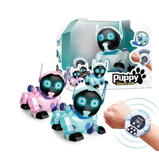 Robot Chien Intelligent “Puppy Stuntroll” avec Montre Télécommande