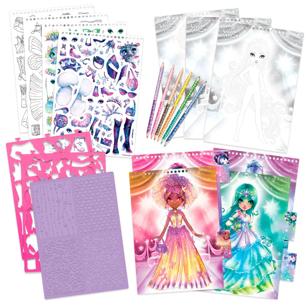 Carnet de Croquis de Mode Gala des Stars – Nebulous Stars