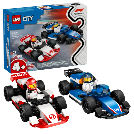 Voitures de course de F1® Williams Racing et Haas F1® - LEGO® City