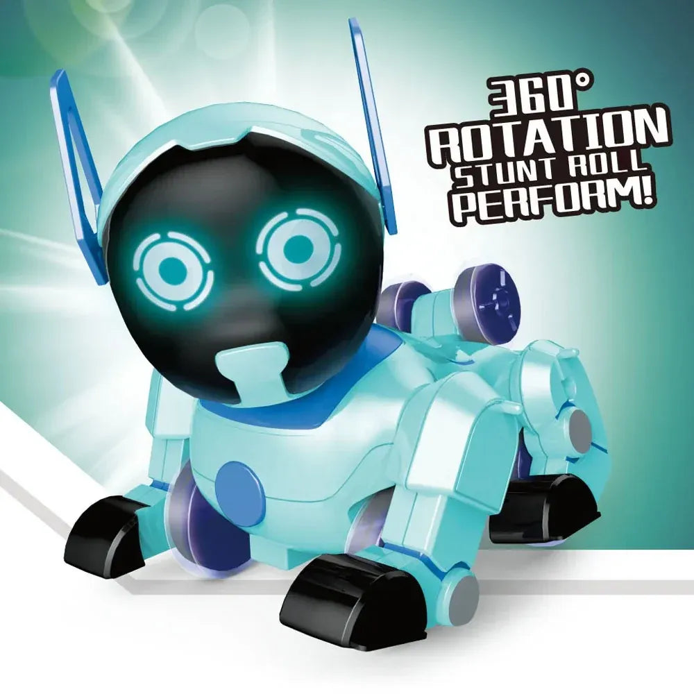 Robot Chien Intelligent “Puppy Stuntroll” avec Montre Télécommande