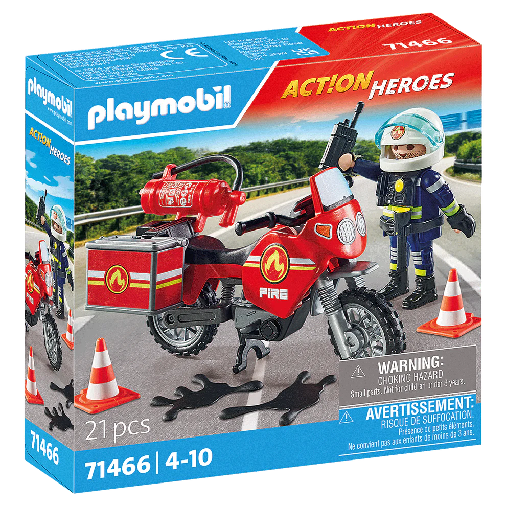 Pompier et Moto - PLAYMOBIL