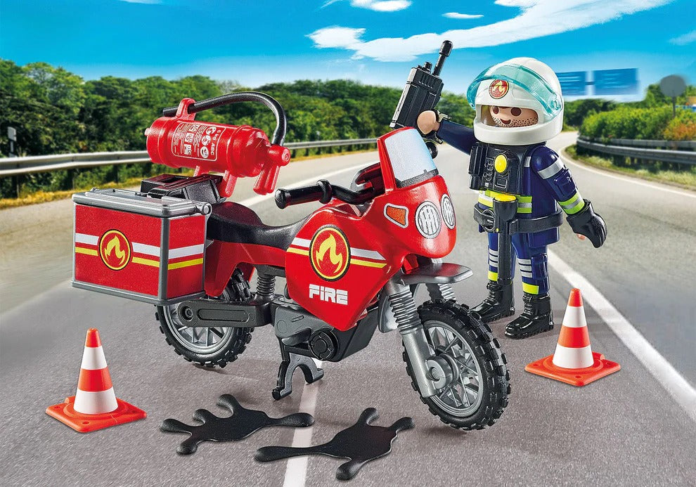 Pompier et Moto - PLAYMOBIL