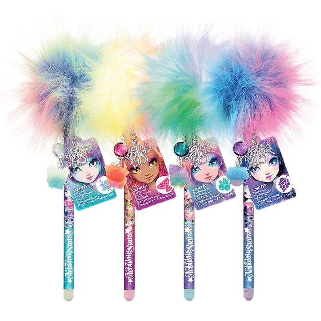 Stylo à pompon parfumé – Nebulous Stars