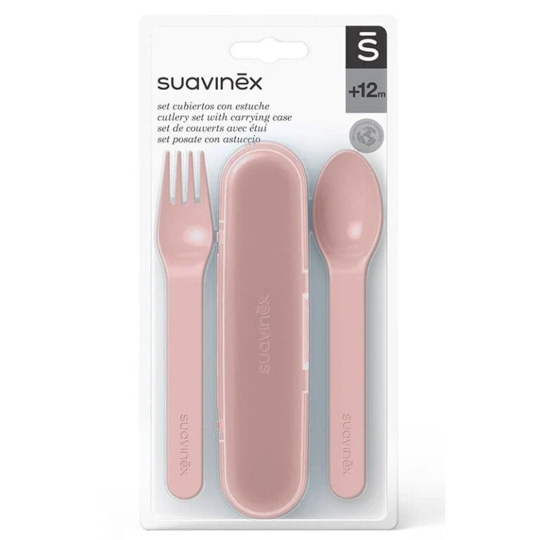 Suavinex – Ensemble de Couverts Forêt+ avec Étui (12m+)