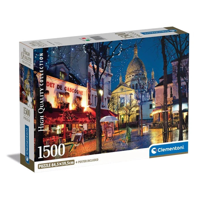 Puzzle 1500 pièces : Paris Montmartre – Clementoni