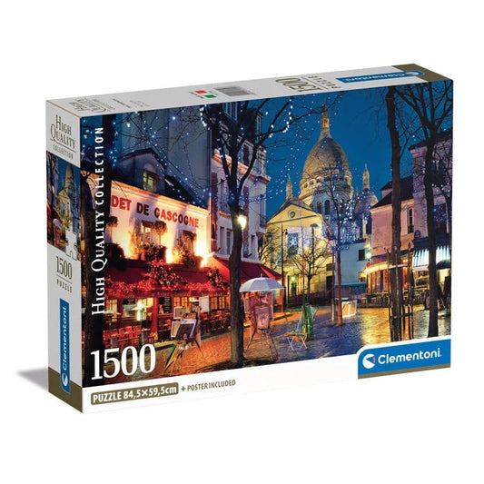 Puzzle 1500 pièces : Paris Montmartre – Clementoni