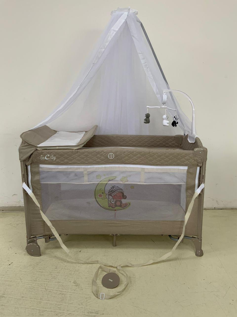 Lit Parc Cododo Multifonctionnel avec Moustiquaire - inCity