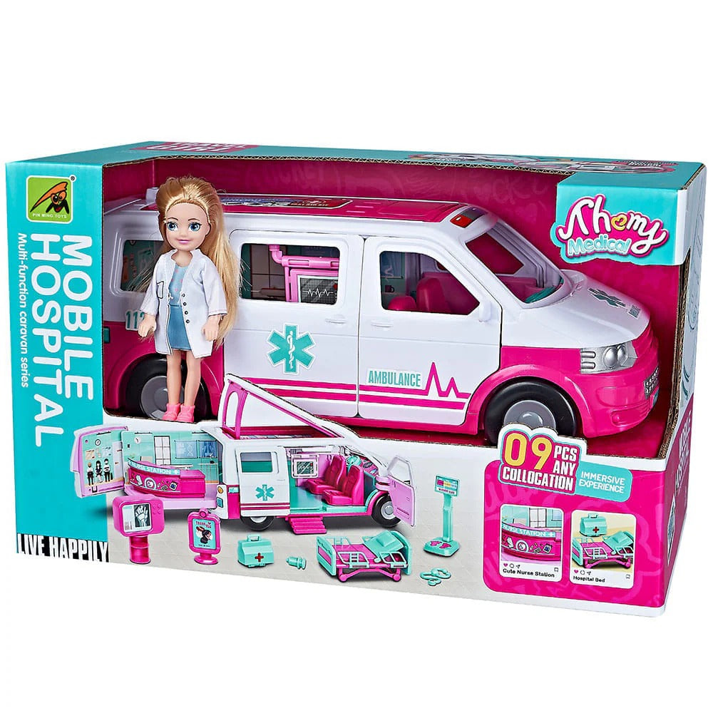 Ambulance Mobile avec Accessoires Médicaux