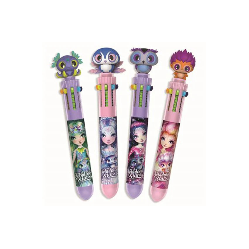 Stylo à bille 10 couleurs – Nebulous Stars