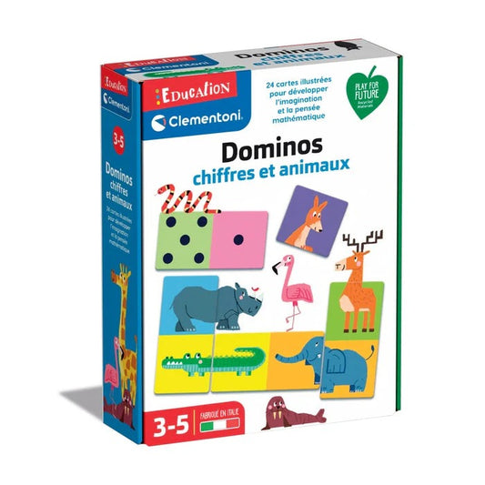 Dominos Chiffres et Animaux – CLEMENTONI