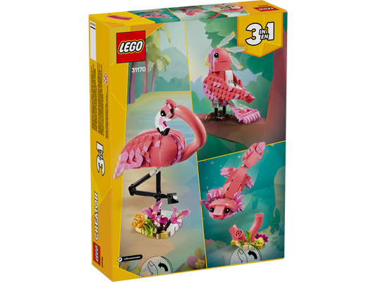 LEGO® Creator 3-en-1 : Animaux sauvages – Le Flamant Rose