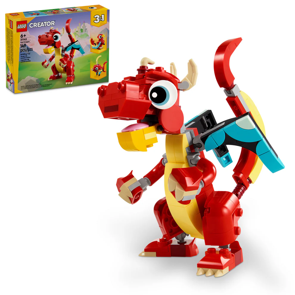Le dragon rouge - LEGO® Creator 3-en-1