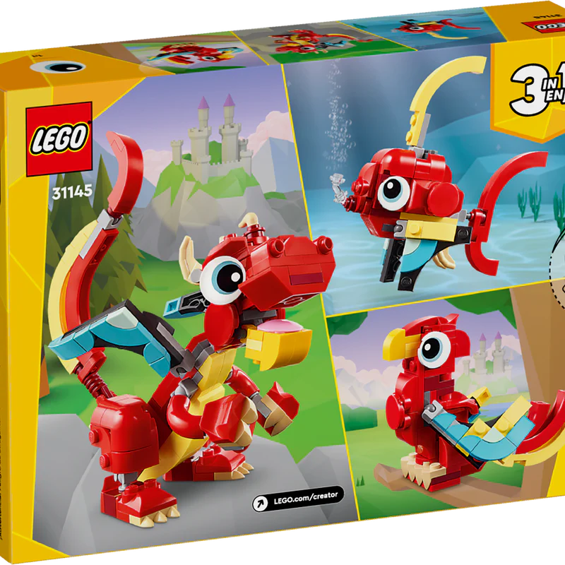 Le dragon rouge - LEGO® Creator 3-en-1