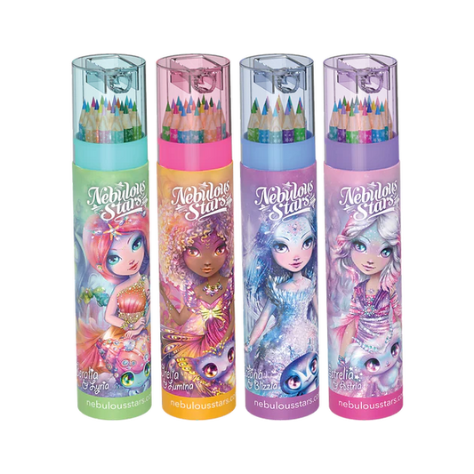 Tube de Crayons de Couleur et Crayon à Papier – Nebulous Stars