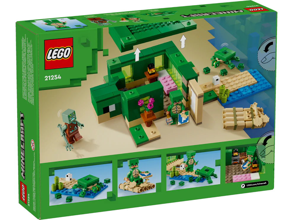 La maison de la plage de la tortue - LEGO® Minecraft®