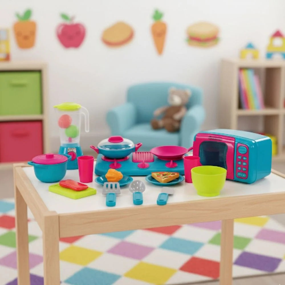 Set de Cuisine Deluxe pour Enfants – 28 pièces