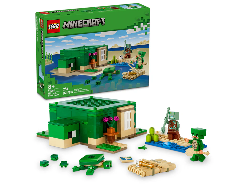 La maison de la plage de la tortue - LEGO® Minecraft®