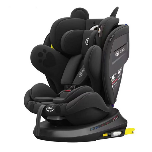 Siège Auto Kidilo ISOFIX 360° Haute Qualité (NOIR)