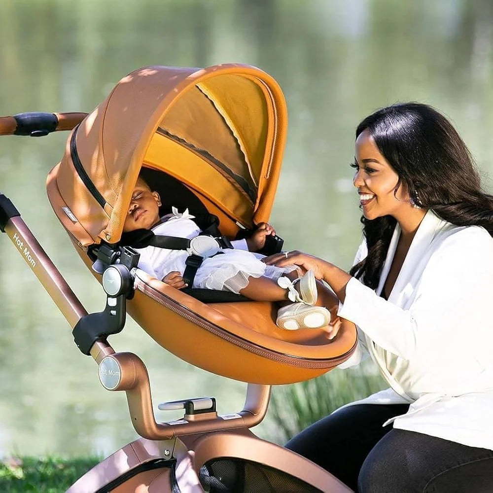 Poussette Rotative 360° – Hot Mom