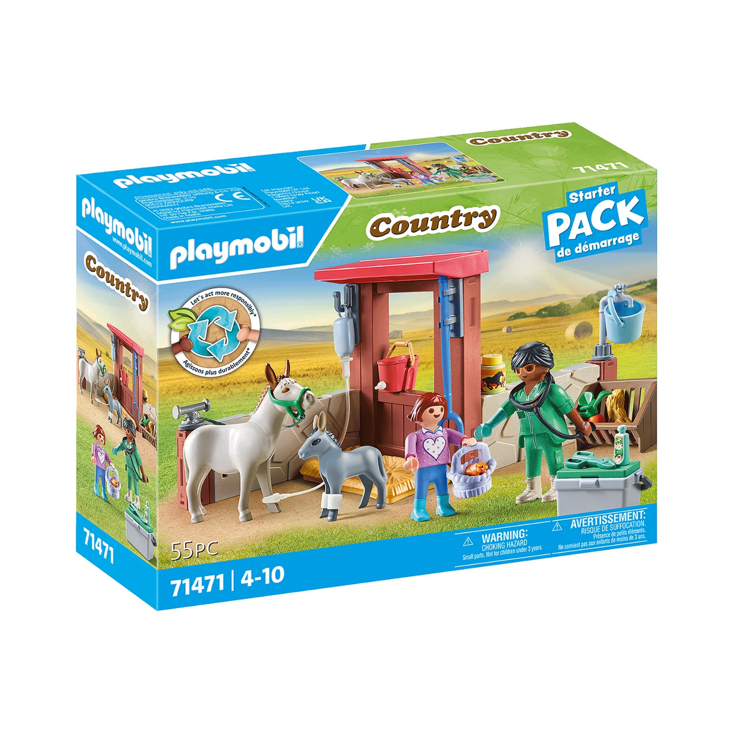 Vétérinaire avec Animaux de la Ferme - PLAYMOBIL