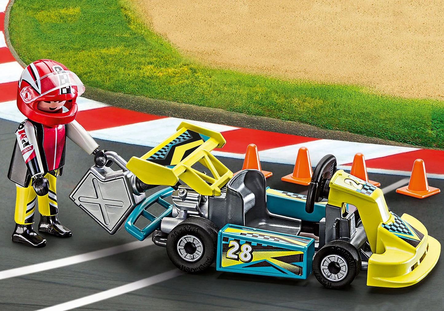 PLAYMOBIL – Valisette Pilote de Karting