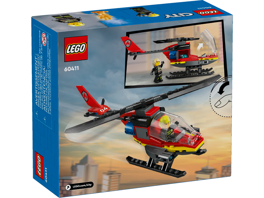 L’hélicoptère de secours des pompiers - LEGO® City