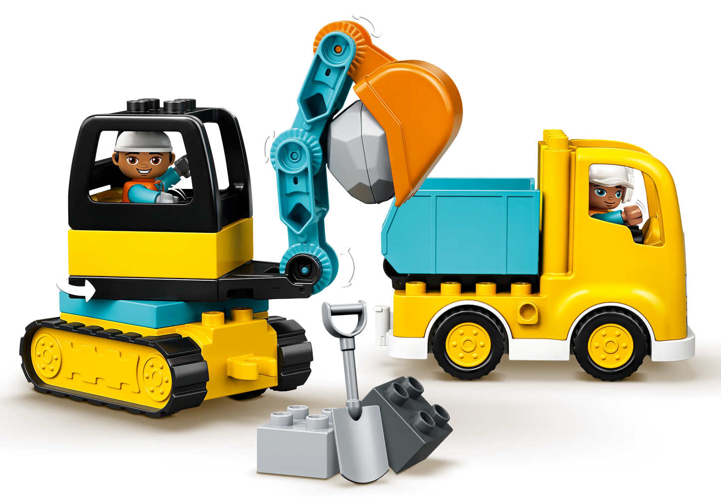 LEGO® DUPLO® – Le camion et la pelleteuse
